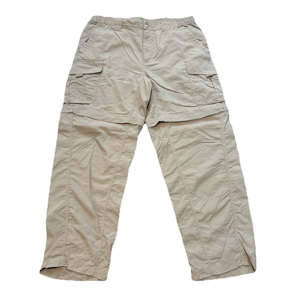 Columbia Titanium Pants Mens Large Tan Convertible Cargo Packable